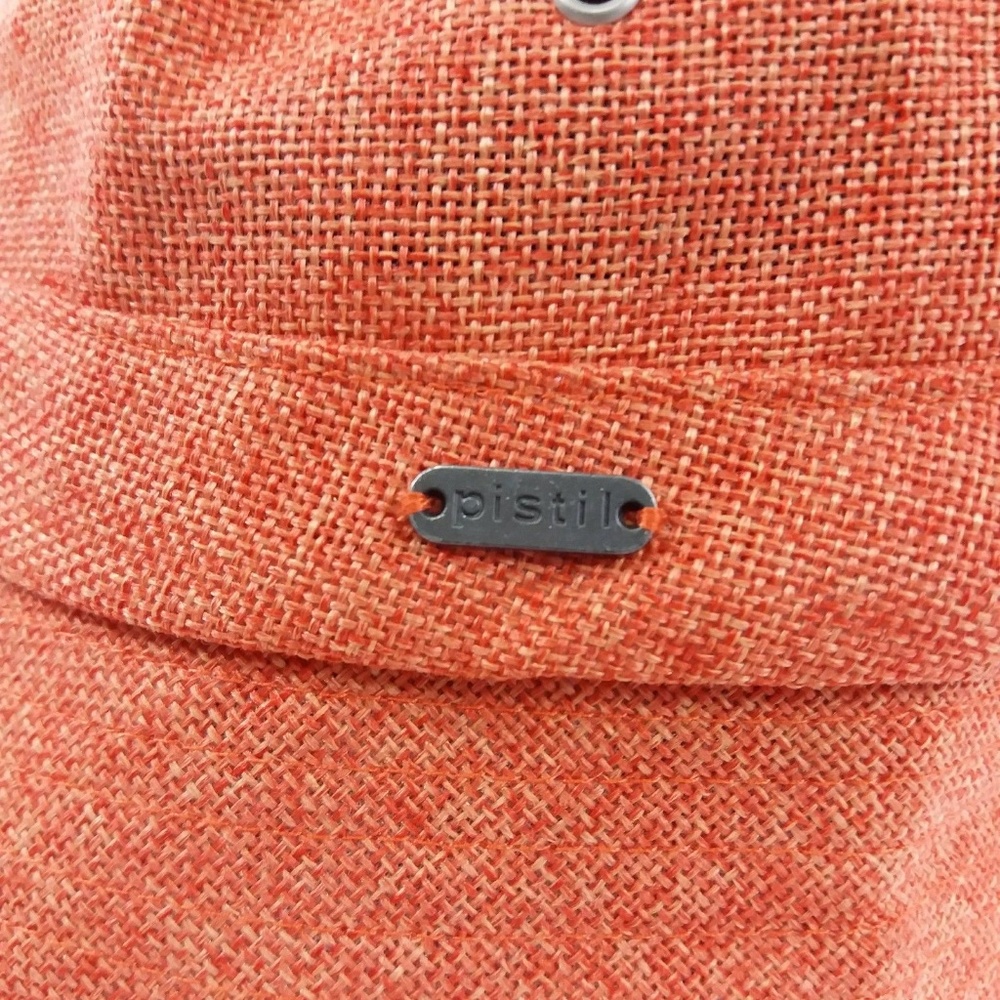 Pistil Bucket Hat Orange One Size Summer Pool - Picture 3 of 5